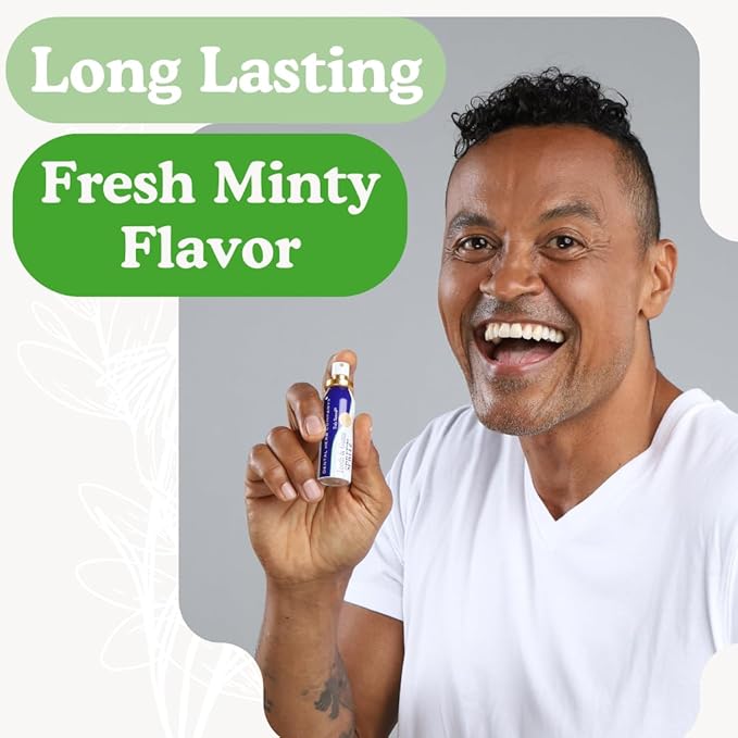 Tooth & Gums Spritz - Freshen Breath Instantly – Natural Breath Freshening Spray with Essential Oils | Alcohol-Free, Long-Lasting Freshness, Truly Natural - by Dental Herb Company
