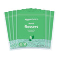 Amazon Basics Mint Dental Flosses, 540 Count, 6 Packs of 90