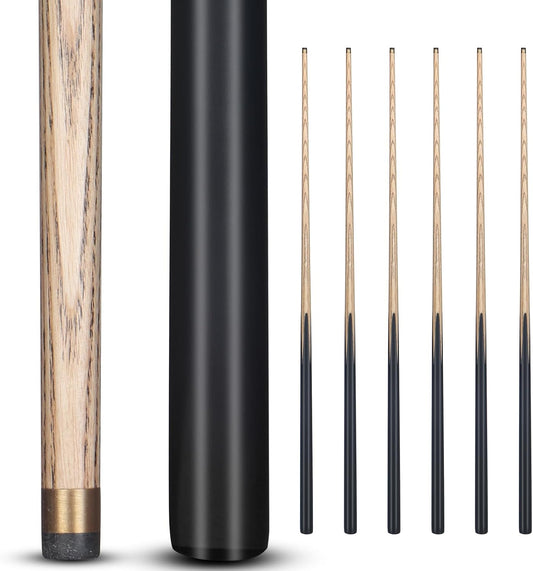 Kmise Pool Cue Sticks, 41"/57“/58" Hardwood Pool Cue Set of 4/6/8, 13OZ/20OZ with 13/10 MM Brass Tips, Table Billiard Cue Stick for Bar, Home, Billiard Room