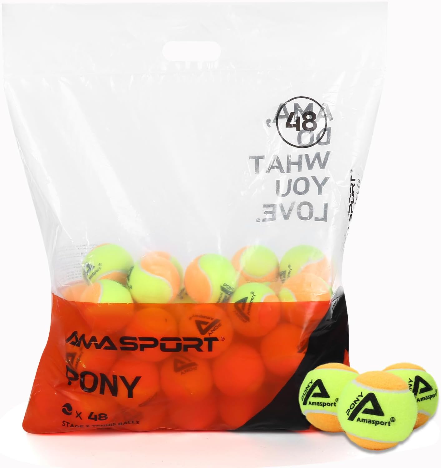 LITIAN Kids Tennis Balls – 50% 75% Low Compression Red Orange Balls with Durable Felt – Softer Than Regular Tennis Balls, Great for Youth Training & Dog Play (12 & 30 Pack)