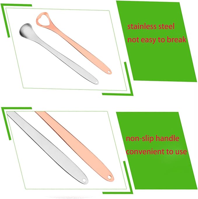 3 Packs Tongue Scraper Kit Stainless Steel Tongue Cleaner Tongue Brush for Reduce Bad Breath and Fresh Breath (Rose Gold)
