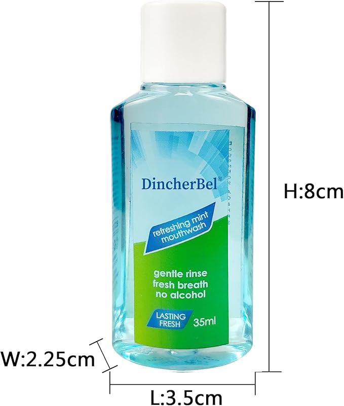 Mouthwash Travel Size, Portable Original Mint Mini Mouthwash Bulk, 35ml/1.2oz (288Pack, Mint)