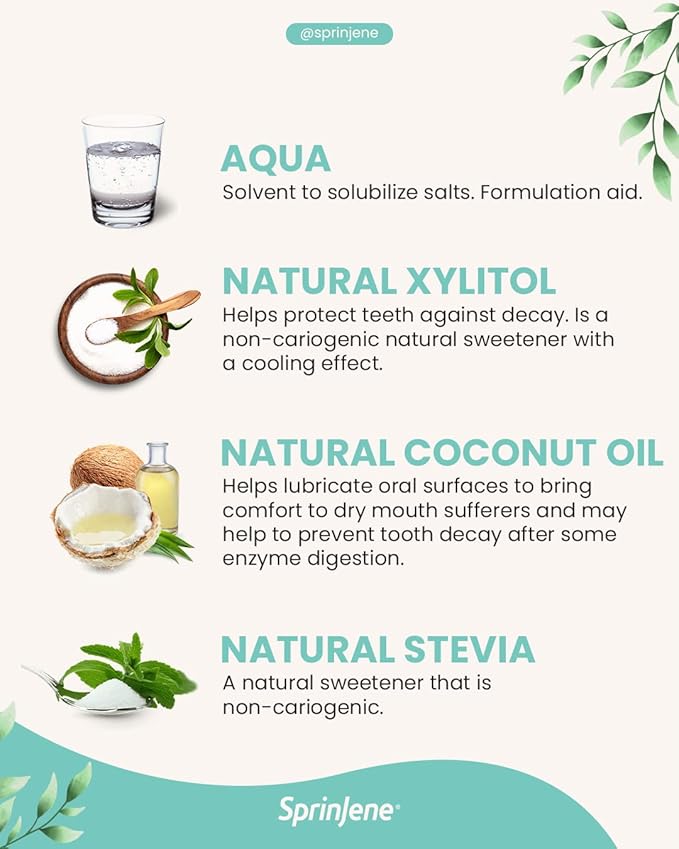 SprinJene Natural Total Care Toothpaste – Fluoride Toothpaste for Cavity Protection & Gum Health – Natural Formula with Patented Black Seed Oil & Zinc – Made in The USA (4 Pack)