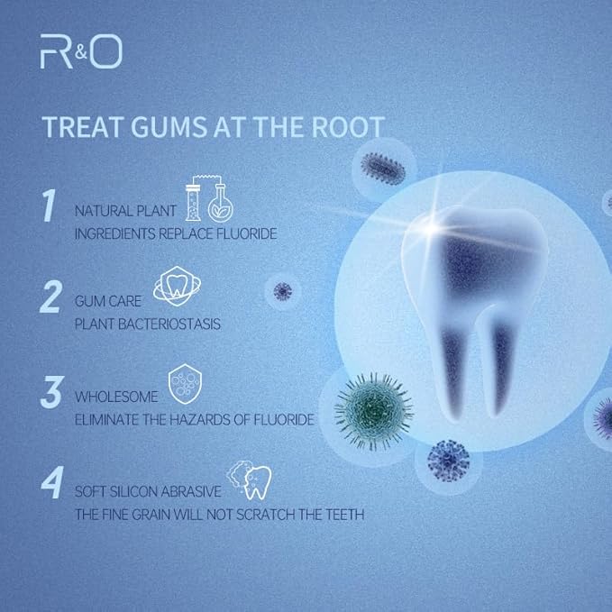 R&O Ginger Mint Fresh Toothpaste, 3.53 oz - A Miracle for Oral Hygiene, Maintains Fresh Breath, Relieves Oral Discomfort, Removes Dental Plaqu(2)