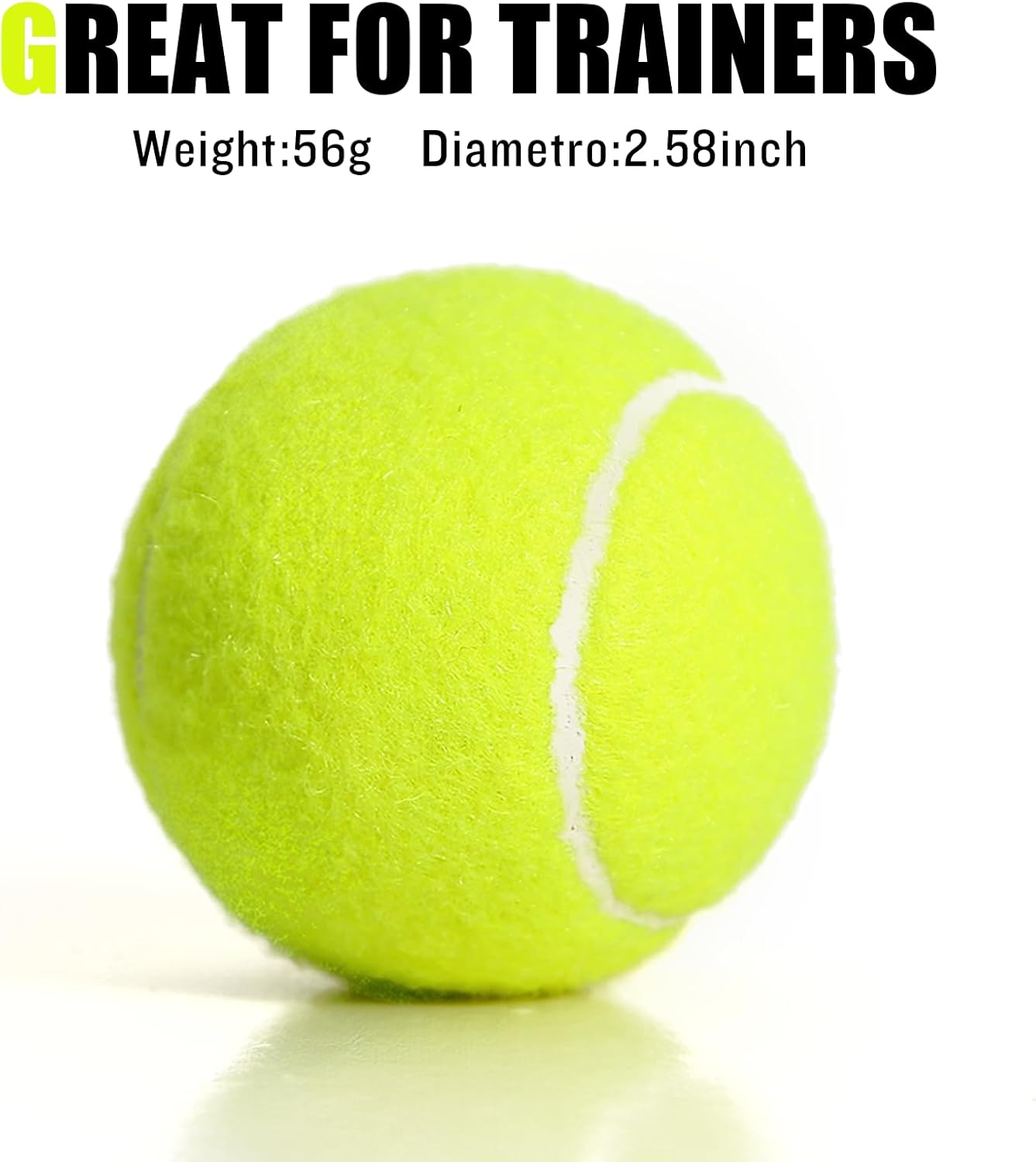 30 Pack Tennis Balls, Training Tennis Balls, Pet Dog Playing Balls, Practice Tennis Balls with Mesh Bag for Transport and Beginner Training