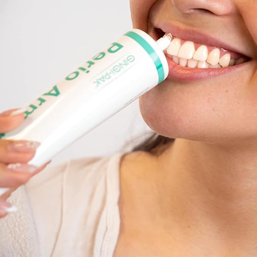 Perio Armor 1.7% HP Oral Cleansing Gel for Healthy Gums and A White Smile - Boost Whitening & Freshness with This Non-Invasive Treatment, 3 oz, Strawberry