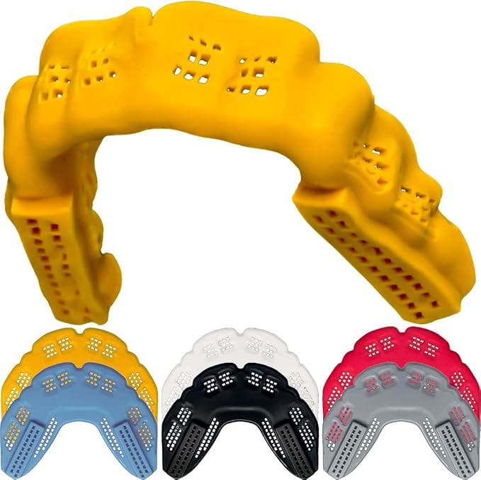 Bulletproof: World’s Thinnest Most Breathable Mouthguard is 3X Stronger! Football MMA Hockey Rugby Basketball BJJ Lacrosse Boxing Sports Mouth Guard Grinding Teeth. Boys Girls Adult Youth Kids Braces
