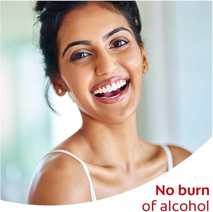 Colgate Total Pro-Shield Alcohol Free Mouthwash, Antibacterial Formula, Spearmint - 500 mL, 16.9 Fluid Ounce (6 Pack)