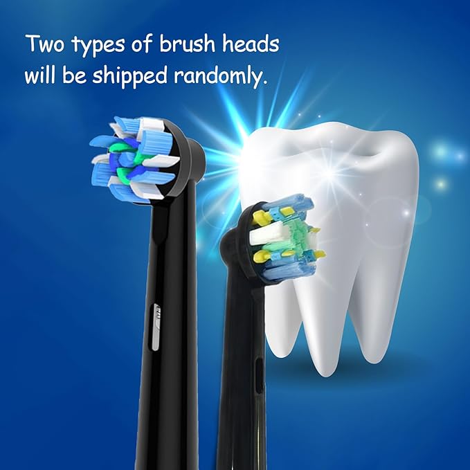 Replacement Heads Compatible with Oral B Braun,16-Pack Professional Electric Toothbrush Heads Brush Heads Compatible with Oral B, Replacement Heads Refill 7000/Pro 1000/9600/500/3000/8000