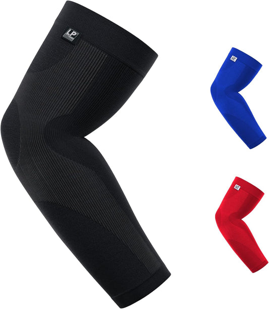 LP SUPPORT 251Z Compression Arm Sleeve for Men/Women/Youth Athletes, Tendonitis, Arthritis, Workout, Fitness, Basketball