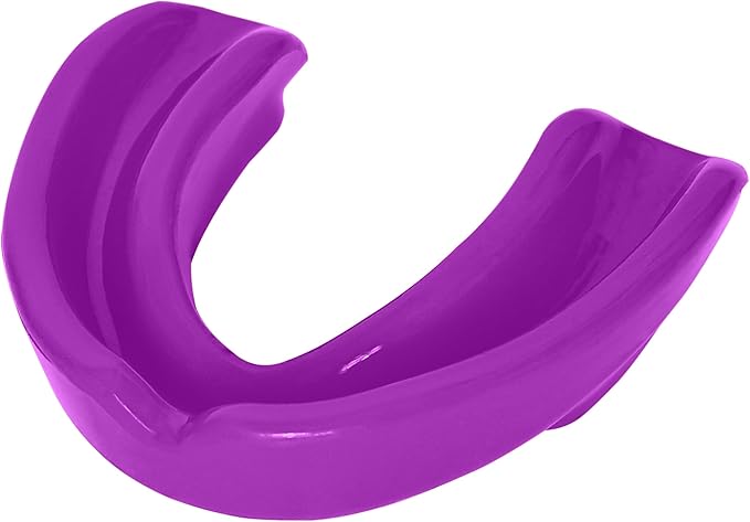 Sports Mouth Guard for Kids,Youth,Boys,Girls,Child Teen Mouthguard with Case (BPA Free) for Boxing, Martial Arts,MMA Karate,Lacrosse,Football,Soccer and All Contact Sports (Purple)