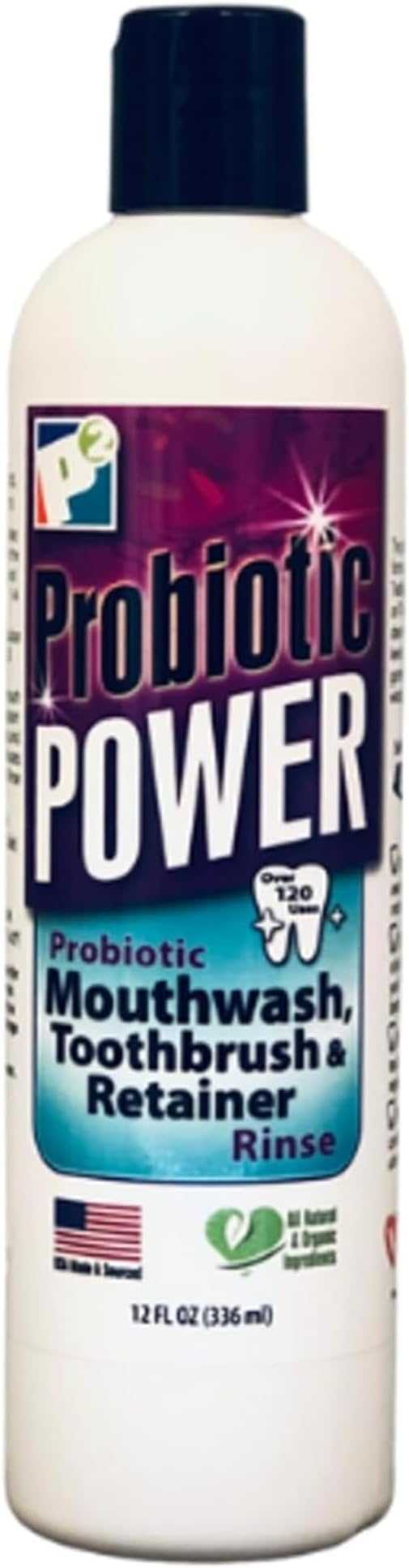 Mouthwash – Concentrated Spearmint Oral Rinse for Teeth, Gums, Retainers, Dentures, Braces, Toothbrushes, Mouth Guards, Travel, Home, Daily Dental Hygiene – 12 oz