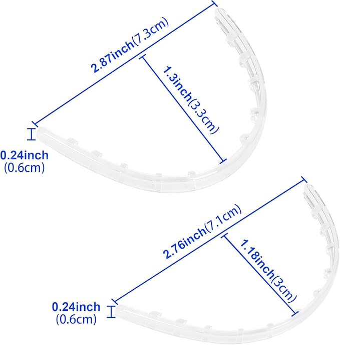 Comfort Cover for Braces - Lip Protector, Lip Cushion, Mouth Guard Clear Teeth Shield Bumper for Brackets, Aligner, Dental Wax Alternative, Soft and Comfortable, in Portable Storage Case with Mirror