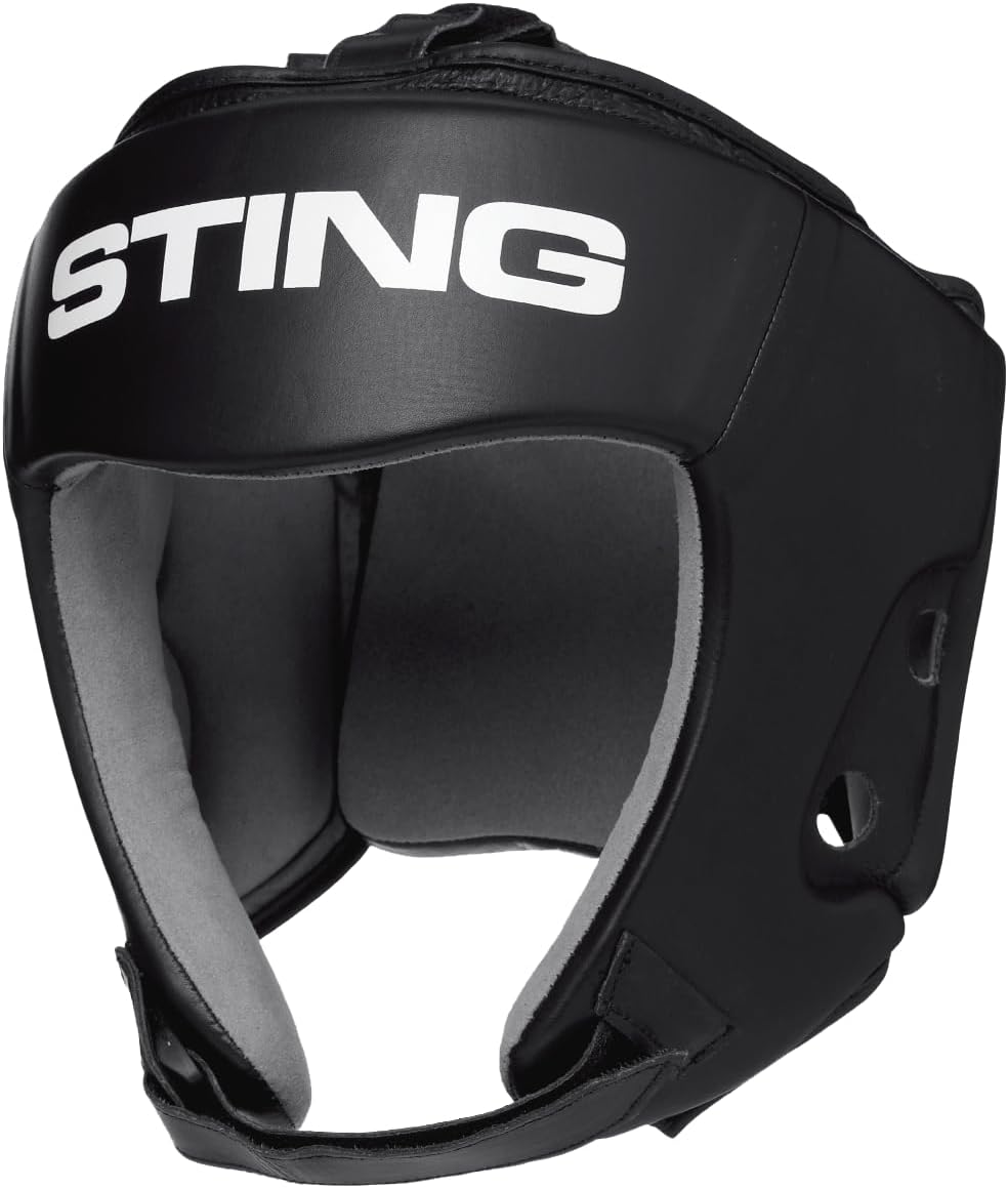 STING Orion Gel Open-Face Boxing Head Guard, USA Boxing-Approved Headgear, Premium Equipment for Professional Competition and Training