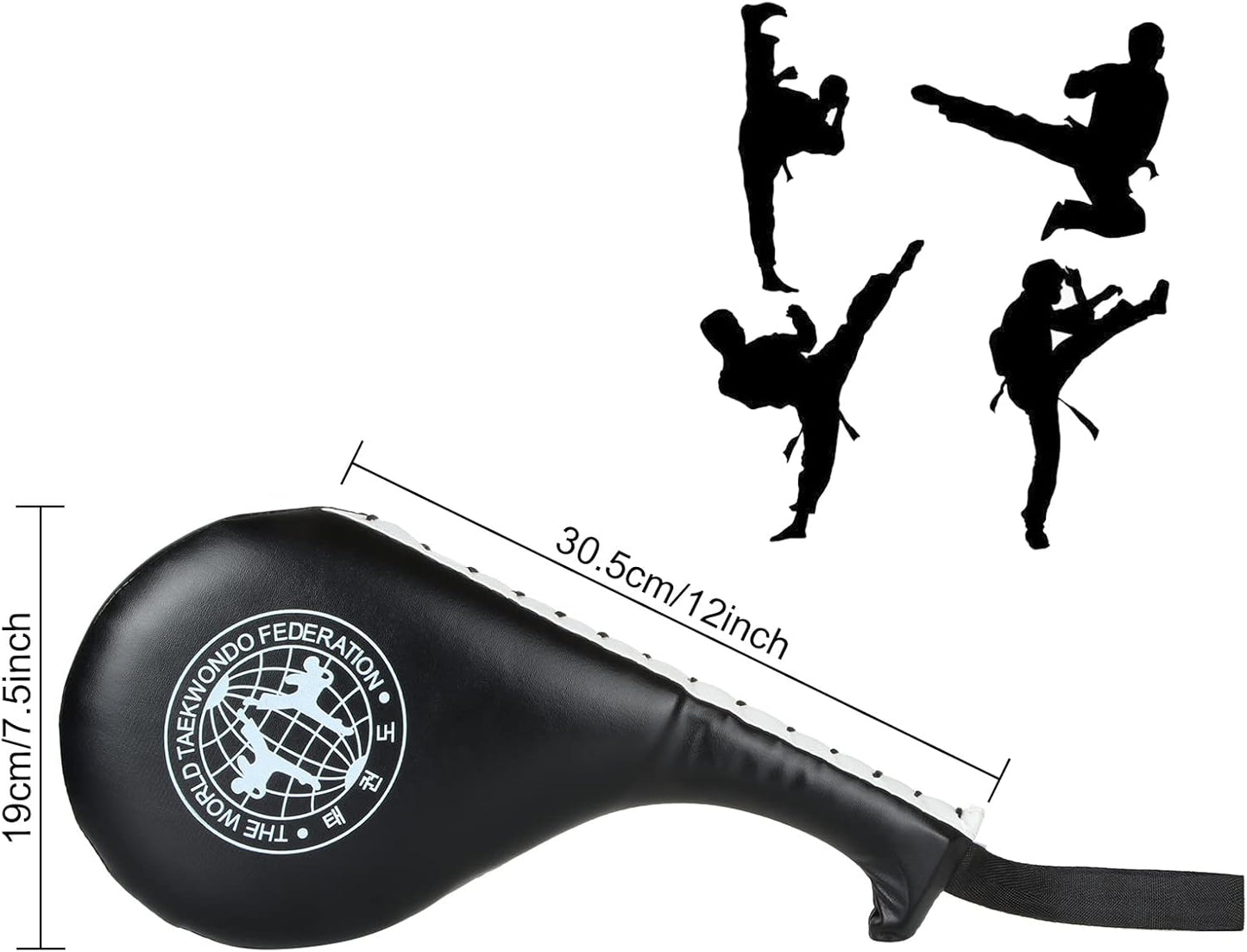 4PCS Taekwondo Kick Pad, Target TKD Kicking Pad, Karate Training Striking Pads, Kickboxing Training Pads, Martial Arts Training Equipment Targets Training Paddles for Kickboxing Karate Training Sports