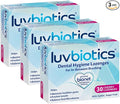 Luvbiotics Advanced Dental Hygiene with Probiotics Cherry Lozenges, Pack of 3