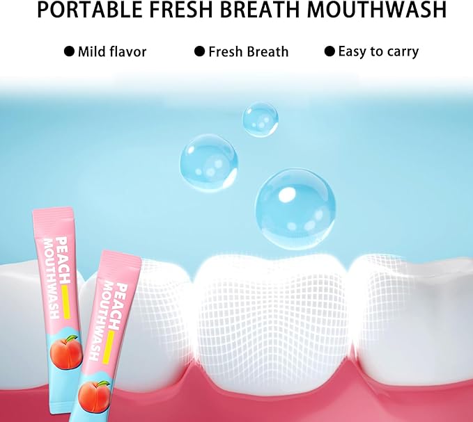 60PCS Travel Size Mouthwash,Portable Mini Mouthwash,Long-Lasting Freshness Travel Mouth Wash for Oral Care A29
