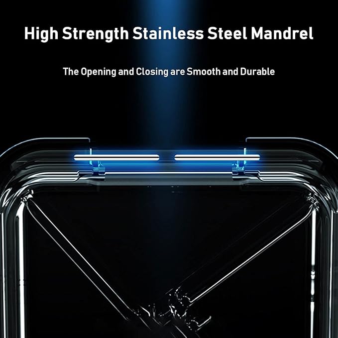 Retainer Case, Mouth Guard Case with Lid Hinge, a Large Night Mouth Guard Case, Cute Slim Retainer Case with Lid for Girl, Boy, Women, Men, Teenage, Adult.(1Pack)