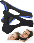 2Pcs Airflow Jaw Strap, Anti Snoring Chin Strap for Sleeping, Adjustable Chin Strap for Men and Women, Breathable Chin Strap to Keep Mouth Closed, Effective Anti Snoring Solution