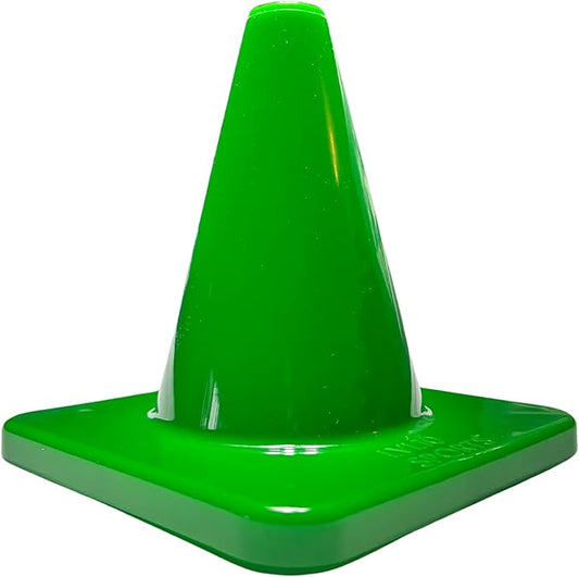 LVL10 Pro Training Cones - 6" Soccer Training Cones for Sports - for Basketball, Football, Basketball and Agility Drills - Soccer Field Markers That Won't Crack, Slide or Fly