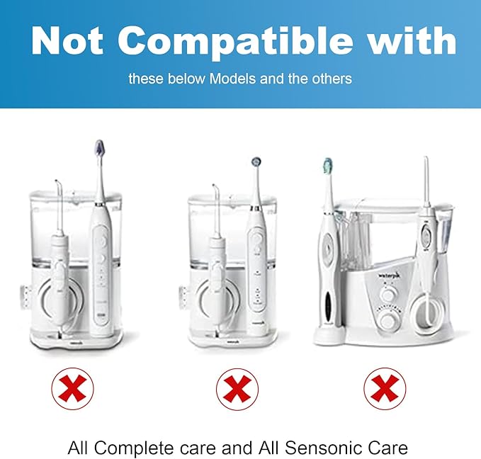 Replacement Brush Heads for WaterPik Sonic-Fusion 2.0 Flossing Toothbrush (SF-03/SF-04) and Sonic-Fusion Flossing Toothbrush (SF-01/SF-02),5 Count White with Covers