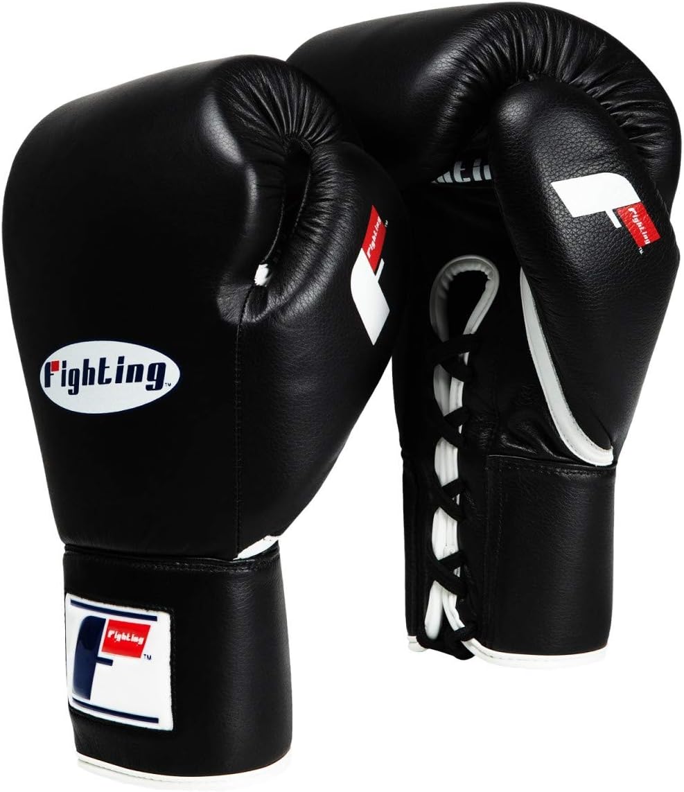 Fury Professional Lace Training Gloves - Lace Up Sparring Gloves for Boxing, Bag, and General Training
