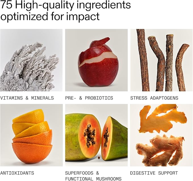 AG1 Greens Powder Supplement | Improve Gut Health | Multivitamin, Probiotic, Gluten Free, Vegan and Keto Friendly | 75 Vitamins (Athletic Greens) - 2 Pack, Classic Formula (30 Servings Per Pouch)