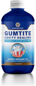 Medicinal Foods Gumtite Ozonated Mouthwash Oil | Natural Treatment for Gum Health | Oral Care | Gum Inflammation Relief | Plaque Prevention | Fight Bad Breath | Gum Repair & Dental Health