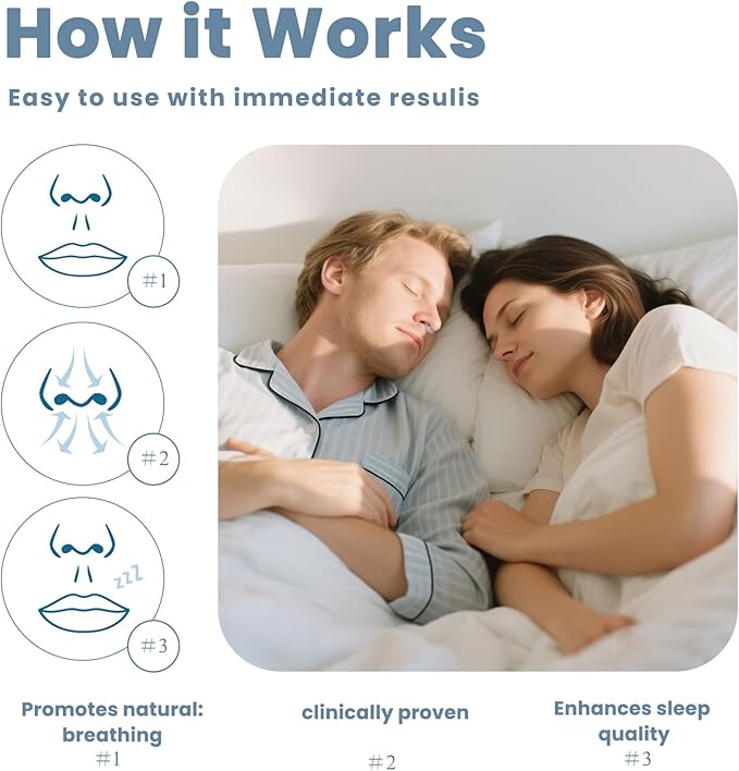 4 Pcak Nasal Dilators for Snoring, Extra Strength Nose Dilators for Breathing, Boost Oxygen Inhale, Improve Sleep Quality (2X Small & 2X Medium)