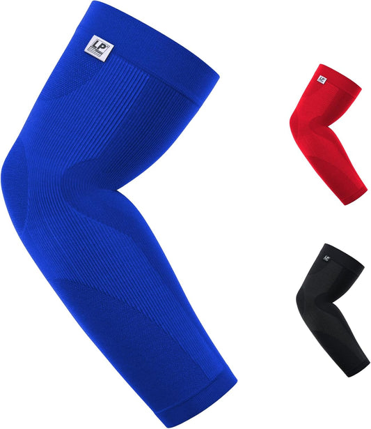 LP SUPPORT 251Z Compression Arm Sleeve for Men/Women/Youth Athletes, Tendonitis, Arthritis, Workout, Fitness, Basketball