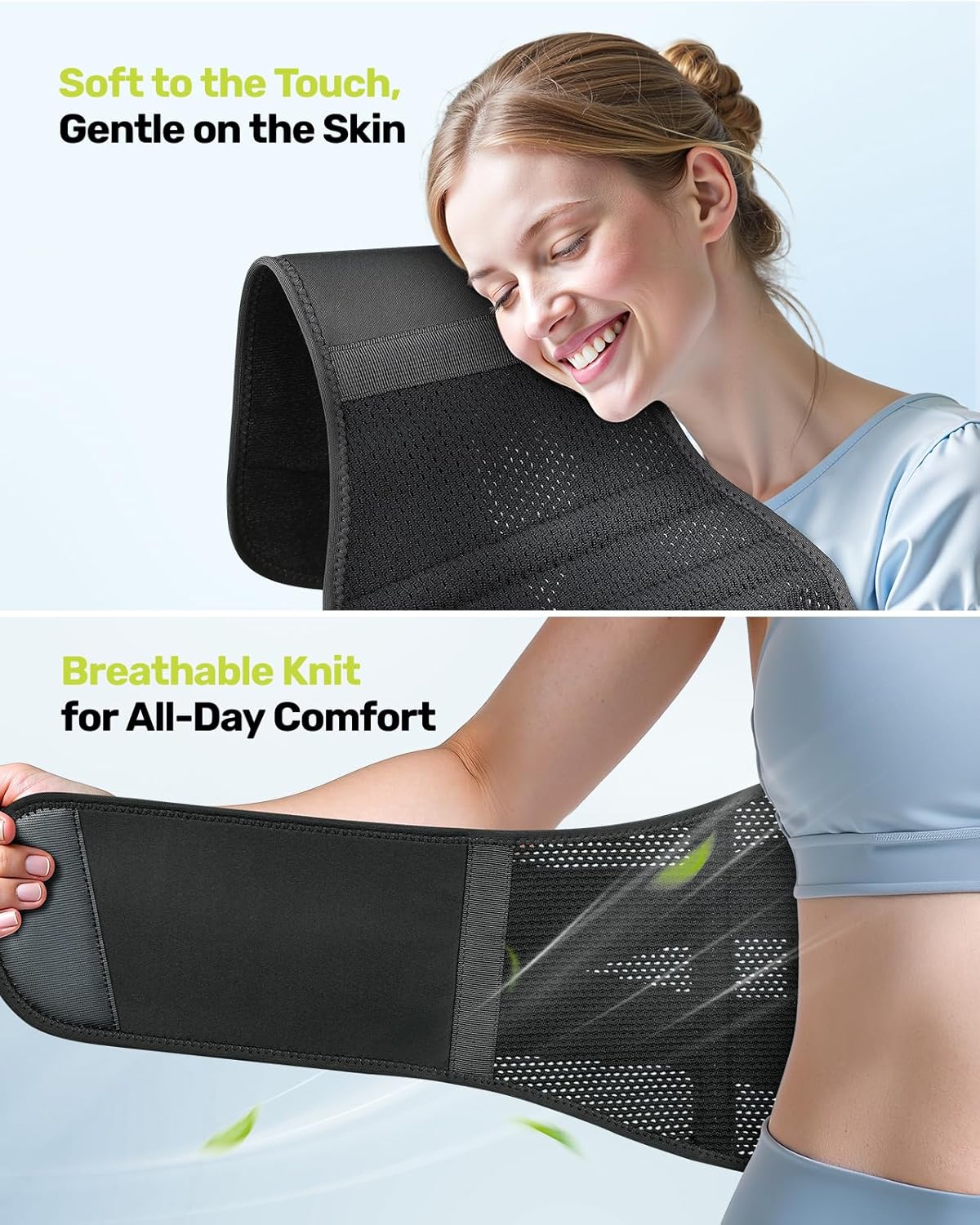 Lumbar Back Brace with Removable Pad, Adjustable Lower Back Pain Relief Support for Men and Women, Comfortable Support Belt Ideal for Lower Back Pain, Sciatica, Scoliosis, Size XL (Waist: 45.3"-51.2")