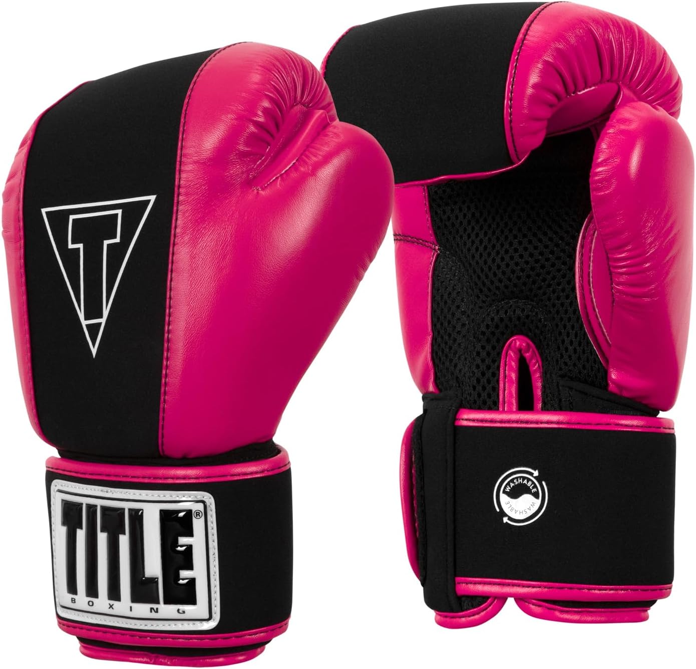 TITLE Boxing Gel Washable Fitness Gloves 3.0