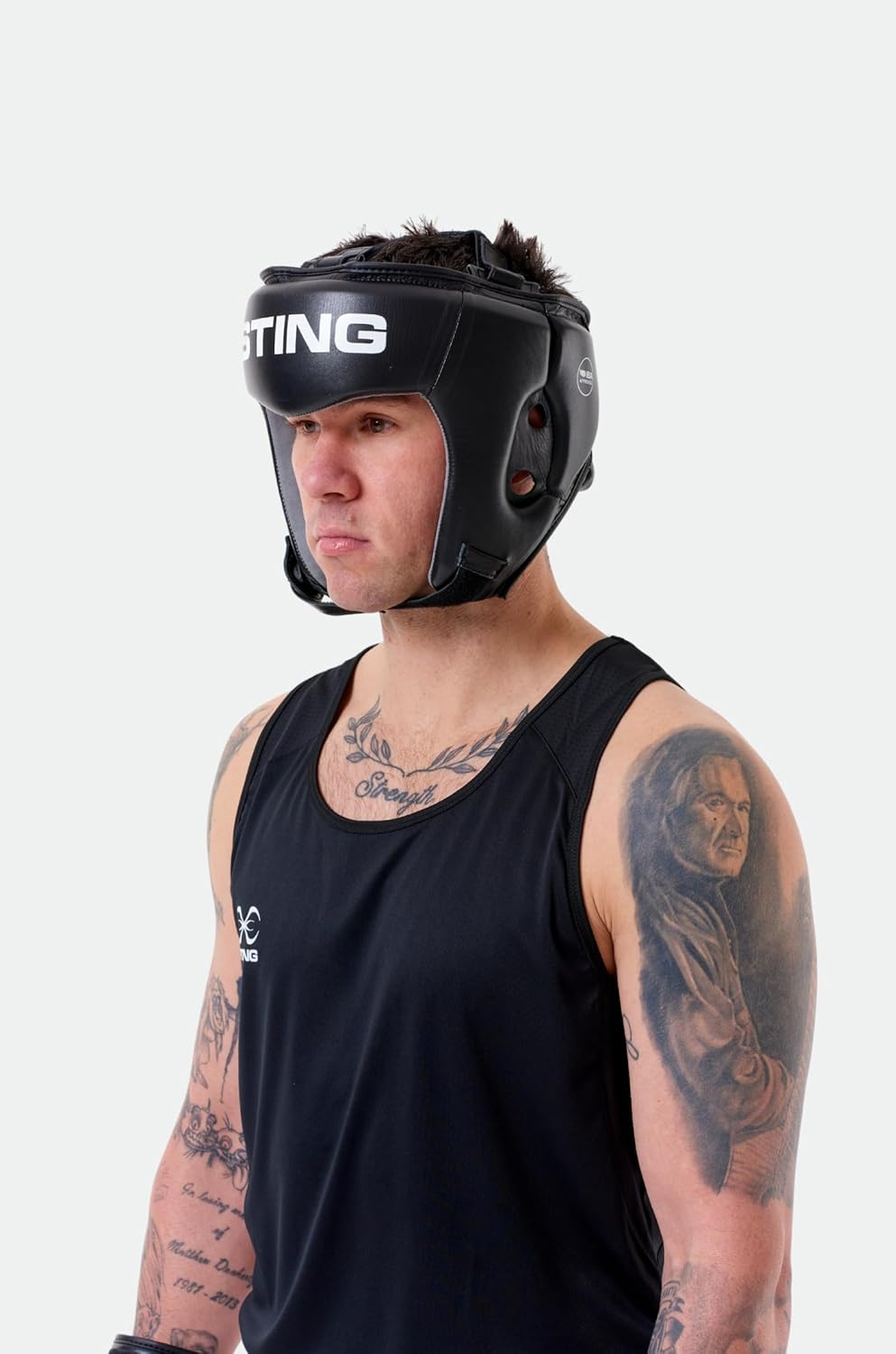 STING Orion Gel Open-Face Boxing Head Guard, USA Boxing-Approved Headgear, Premium Equipment for Professional Competition and Training