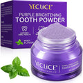 Purple Brightening Powder - Purples Toothpaste for Teeth Whitening-No Sensitivity- Stain Removal & Enamel Safe | Fresh Breath Formula with Unique Purple |for Coffee/Smokers/Tea