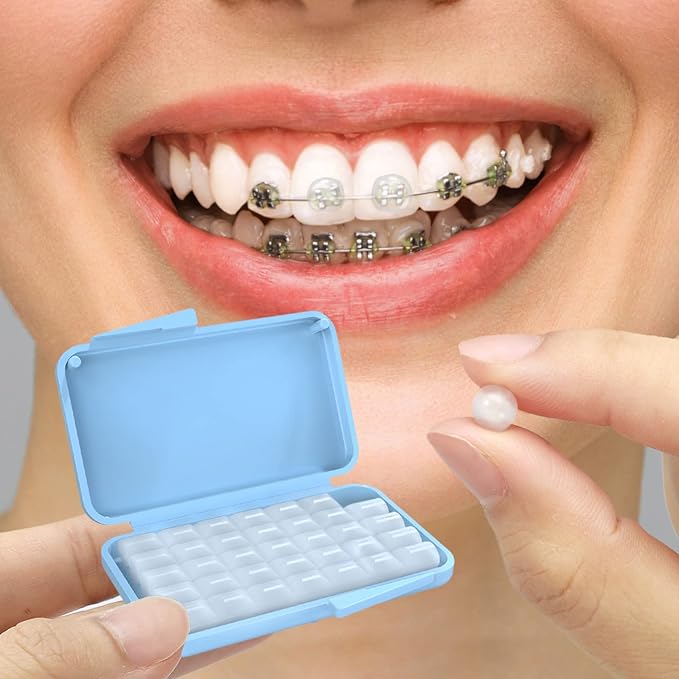BVN Braces Wax Dental Wax: 20 Boxes Orthodontic Wax Strips, Braces Wax for Teeth, Ortho Wax for Braces, Tooth Wax, Mouth Wax, Oral Wax for Braces, Relief Wax for Braces Wearer Aligners Patients