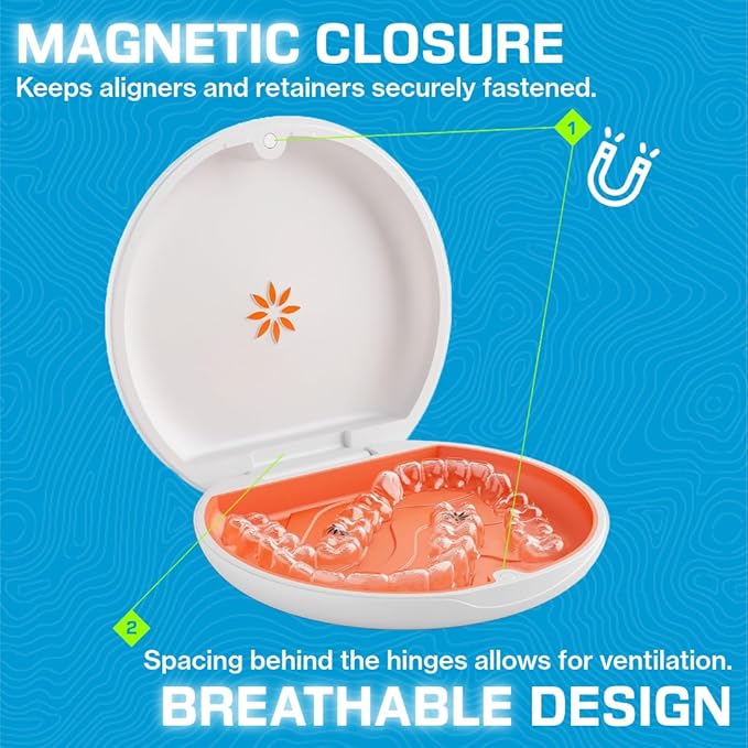 INVISALIGN Aligner and Retainer Case, White