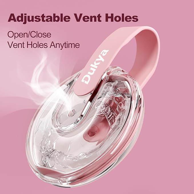 Retainer Case - mouth guard and Orthodontic Aligner Case, Adjustable air holes, Fashion, Multifunctional Portable Box - Sakura Pink