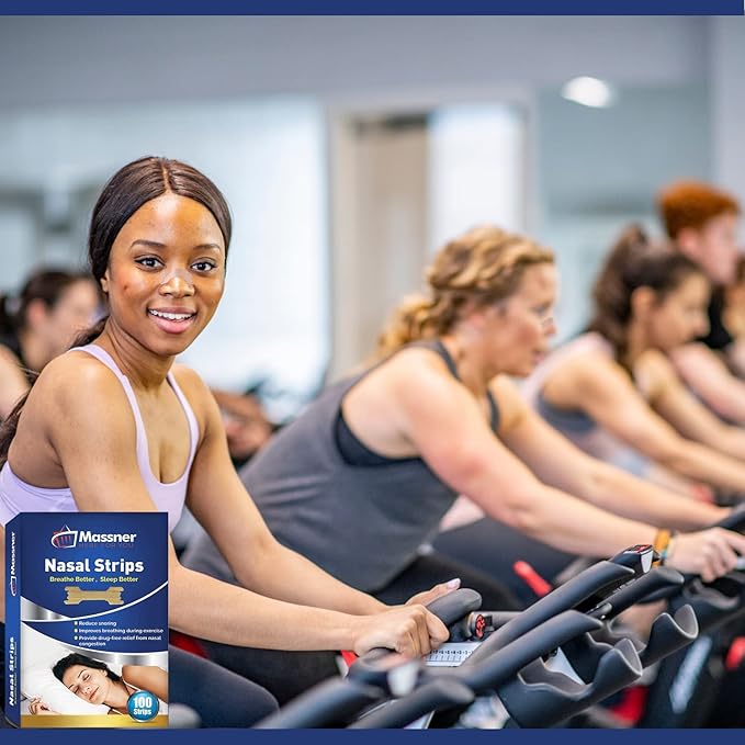 Nasal Strips for Snoring & Breathing – Soft, Plastic-Free Nose Strips for Sleeping – Drug-Free, No Magnet Design for Comfortable Airflow (100 Count)