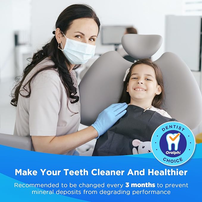 for Waterpik Replacement Heads, Replacement Tips for Waterpik Water Flosser, Suitable for Waterpik Accessories Replacement Tips, for OD-100E(6 Orthodontic Tips)