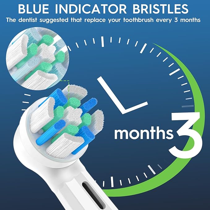 10 PCS IO Replacement Heads Compatible with Oral B IO 2/3/4/5/6/7/8/9/10/Deep Clean Series Electric Toothbrush, Brush Heads Compatible with Oral B IO for Teeth Cleaning (White)