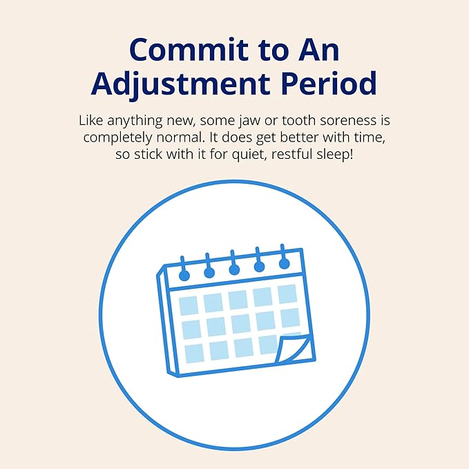 ZQuiet, Anti-Snoring Mouthpiece (Blue) + Cleaner (1.5oz Bottle), Starter Pack with 2 Sizes, Made in USA, BPA-Free, Medical-Grade Material