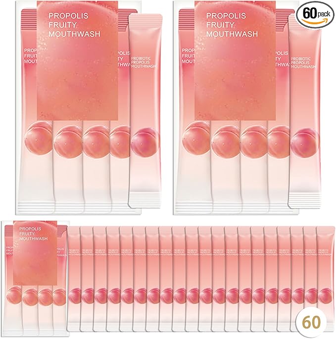 60PCS Travel Size Mouthwash,Portable Mini Mouthwash,Long-Lasting Freshness Travel Mouth Wash for Oral Care A18