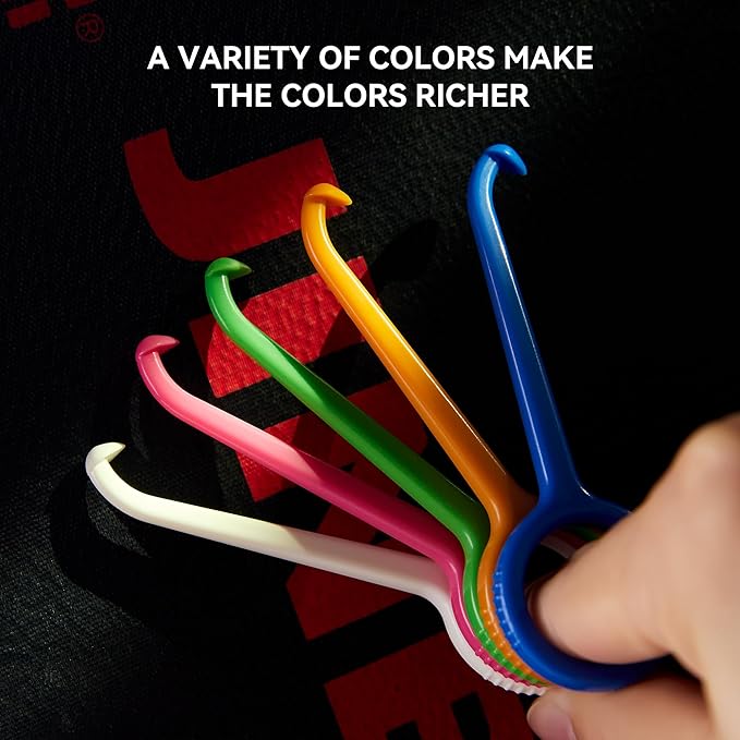 DLENP 25PCS Aligner Remover Tool, 5 Colors Clear Aligner Removal Tool for Invisalign Removable Retainers, Aligners,Braces Removal Kit