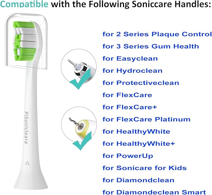 Replacement Toothbrush Heads(10-pc) Compatible with Philips Sonicare Electric Tooth Brush Electric Tooth Brush Refill