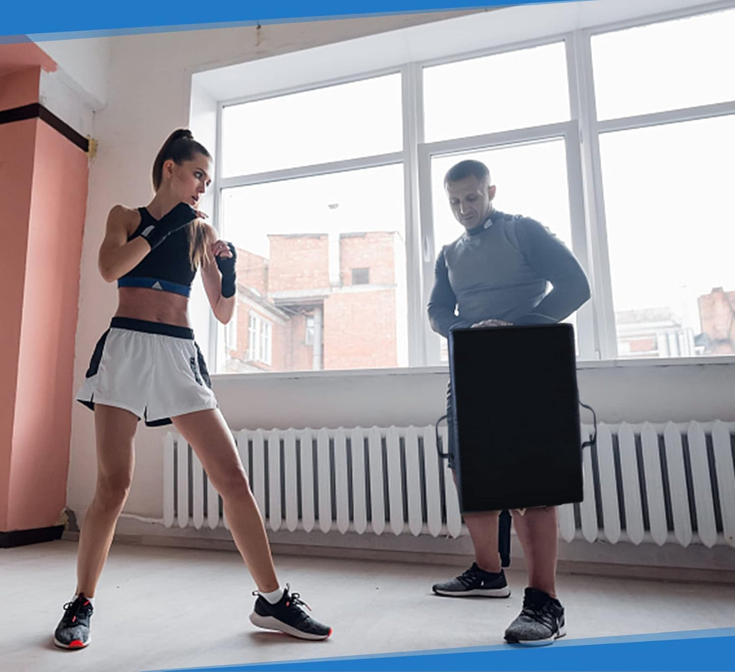 Kicking Shield Pad: Martial Arts Blocking Pad for Thai Karate Taekwondo Body Protector 16 x24 x5.5inch