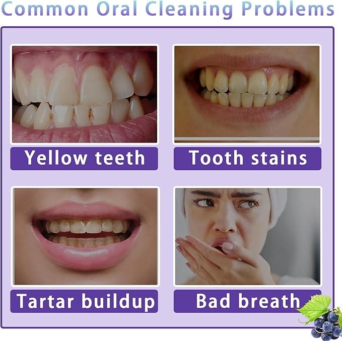 3Pcs Solid Toothpaste Tablets Kit,Deep Cleaning Colour Corrector,Chewable Toothpaste Tablets for Sensitive Teeth,Travel Size Tooth Care Products Kit for All People A