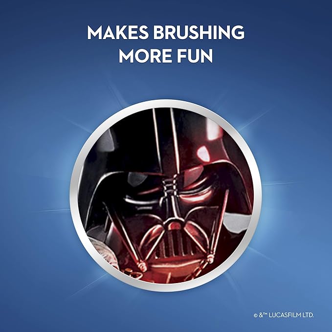 Oral-B Kids Battery Power Electric Toothbrush Featuring Disney's Star Wars for Children and Toddlers age 3+, Soft (Characters May Vary), Multi