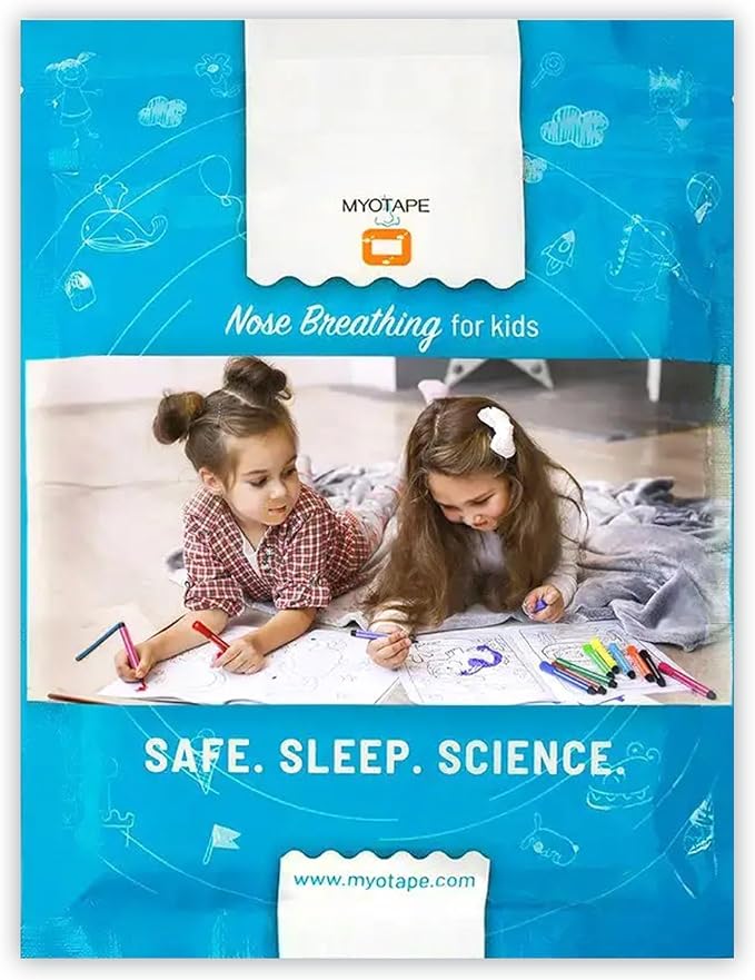 MyoTape - Sleep Tape for Kids - 90 Nights - Reduce Snoring - Improve Your Kids Sleep - Promote Nasal Breathing - Children - Gentle On Skin