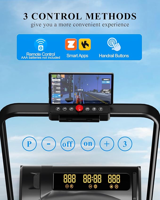 8.7MPH Walking Pad Treadmill for Home with Incline, 3.5HP Real Brushless Treadmill with Incline 350 lb Capacity, Double Deck Running Desk Treadmills Support App and Pre-Set Mode