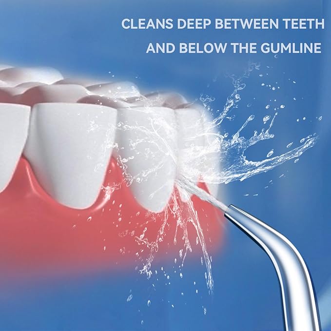 Replacement Heads for Waterpik, Waterpik Water Flosser Replacement Tips for Water Flosser Deep Cleaning Teeth (8 Aquaflosser Tips) (8 Tips Combo)